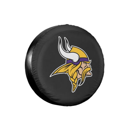 Minnesota Vikings Car tire protection cover spare tire waterproof and dustproof cover