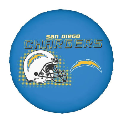 San Diego Chargers Print car tire protection cover car spare tire dust protection covers