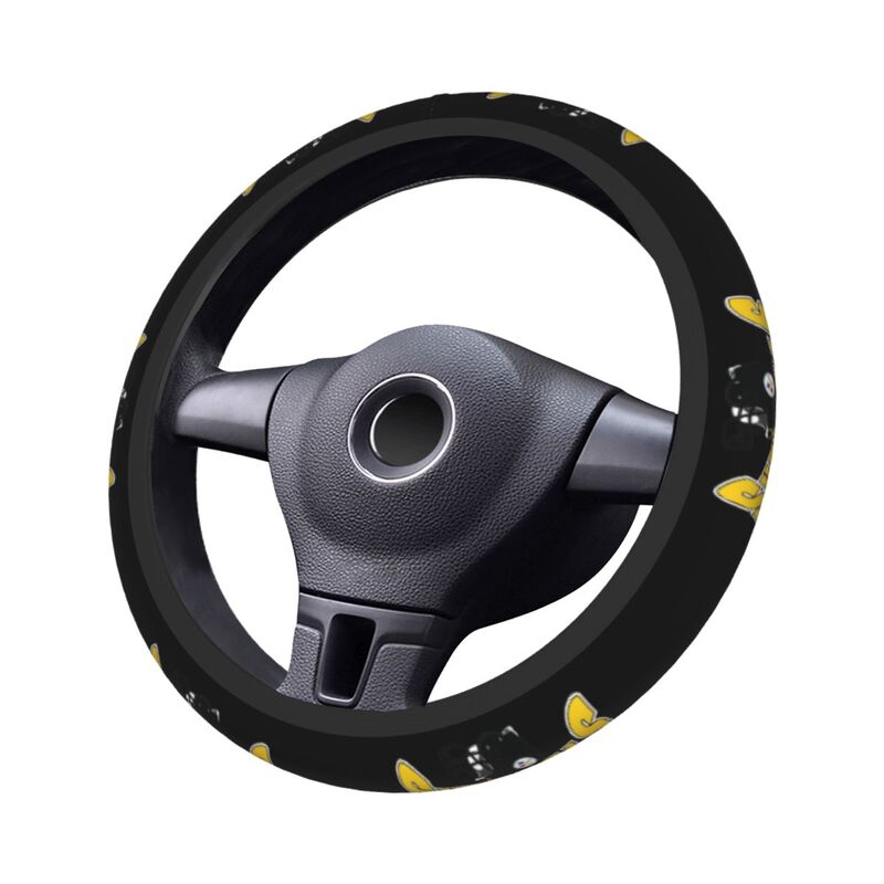 Pittsburgh Steelers 4 Printed elastic steering wheel cover anti slip breathable