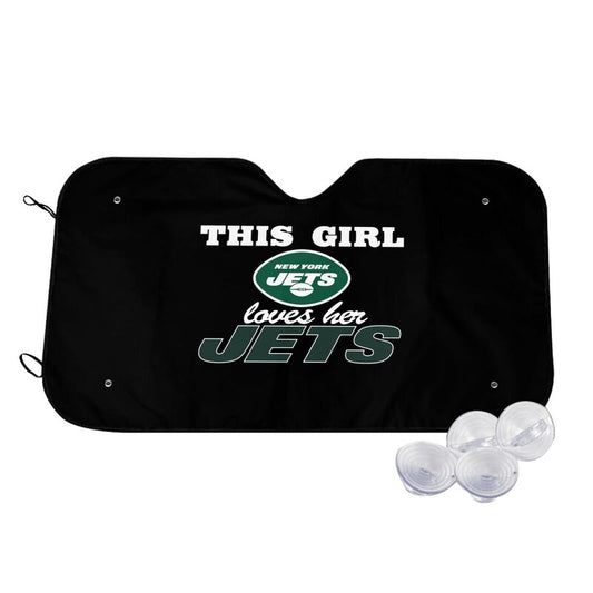 New York Jets Printing multi size car front windshield sunshade car windshield sunshade