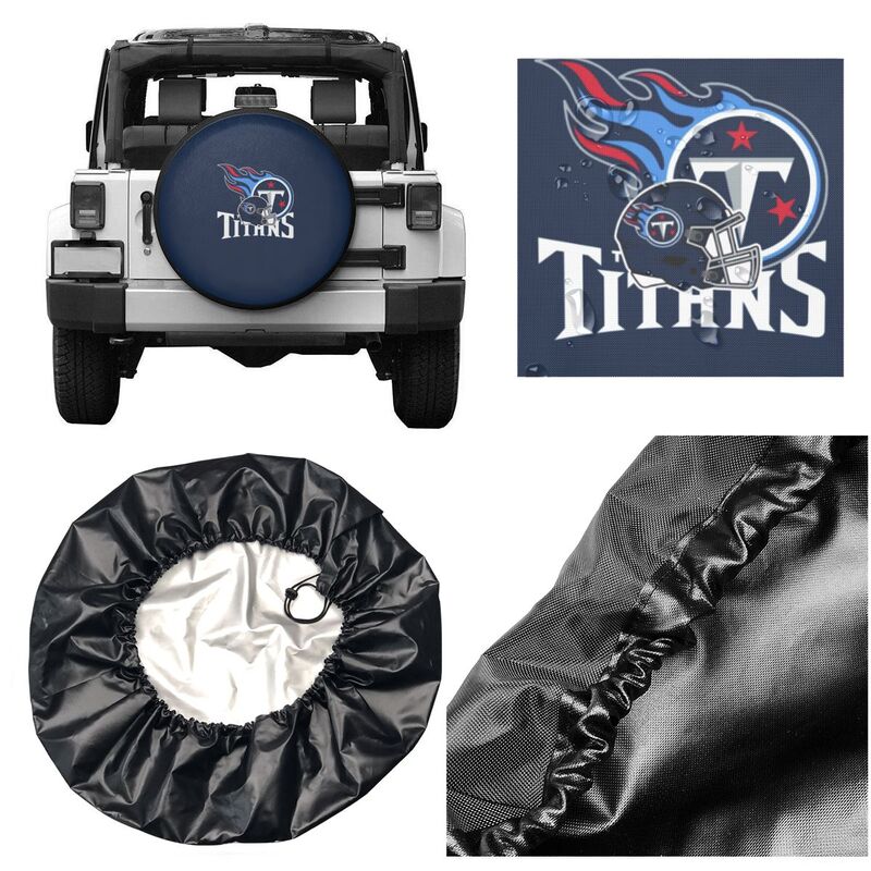 Tennessee Titans Print tire protection covers car sunscreen tire protection covers