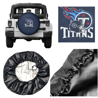 Tennessee Titans Print tire protection covers car sunscreen tire protection covers