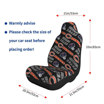 Chicago Bears Printed seat dust protection cover car seat protective cover