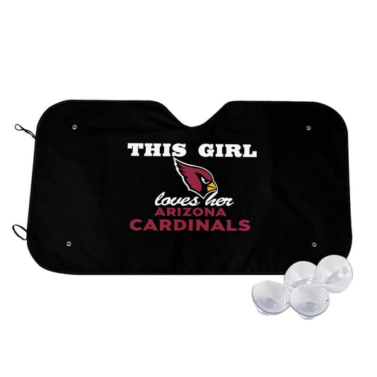 Arizona Cardinals Printing multi size car front windshield sunshade car windshield sunshade