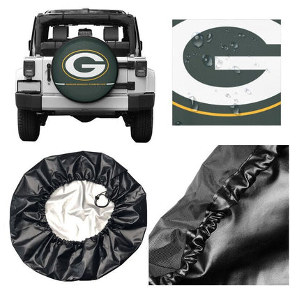 Green Bay Packers 6 Printing tire protection cover car sun protection tire protection covers
