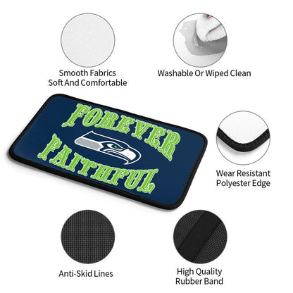 Seattle Seahawks Print car armrest box cover armrest protective cover