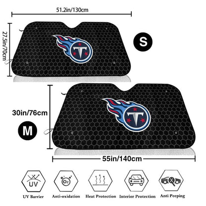 Tennessee Titans Printed is suitable front Car windshield sunshades Car windshield sunshades
