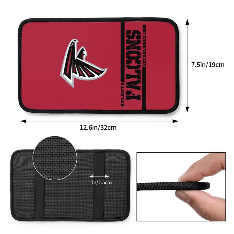 Atlanta Falcons Printed car armrest box pad Protective pad