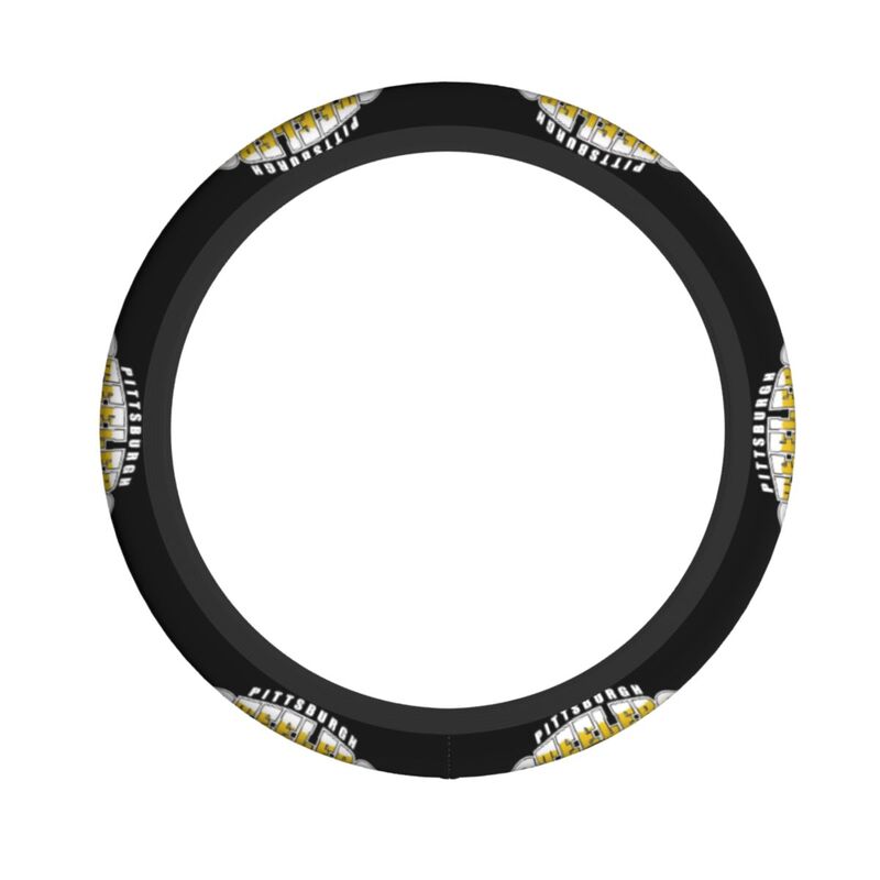 Pittsburgh Steelers 4 Printed elastic steering wheel cover anti slip breathable