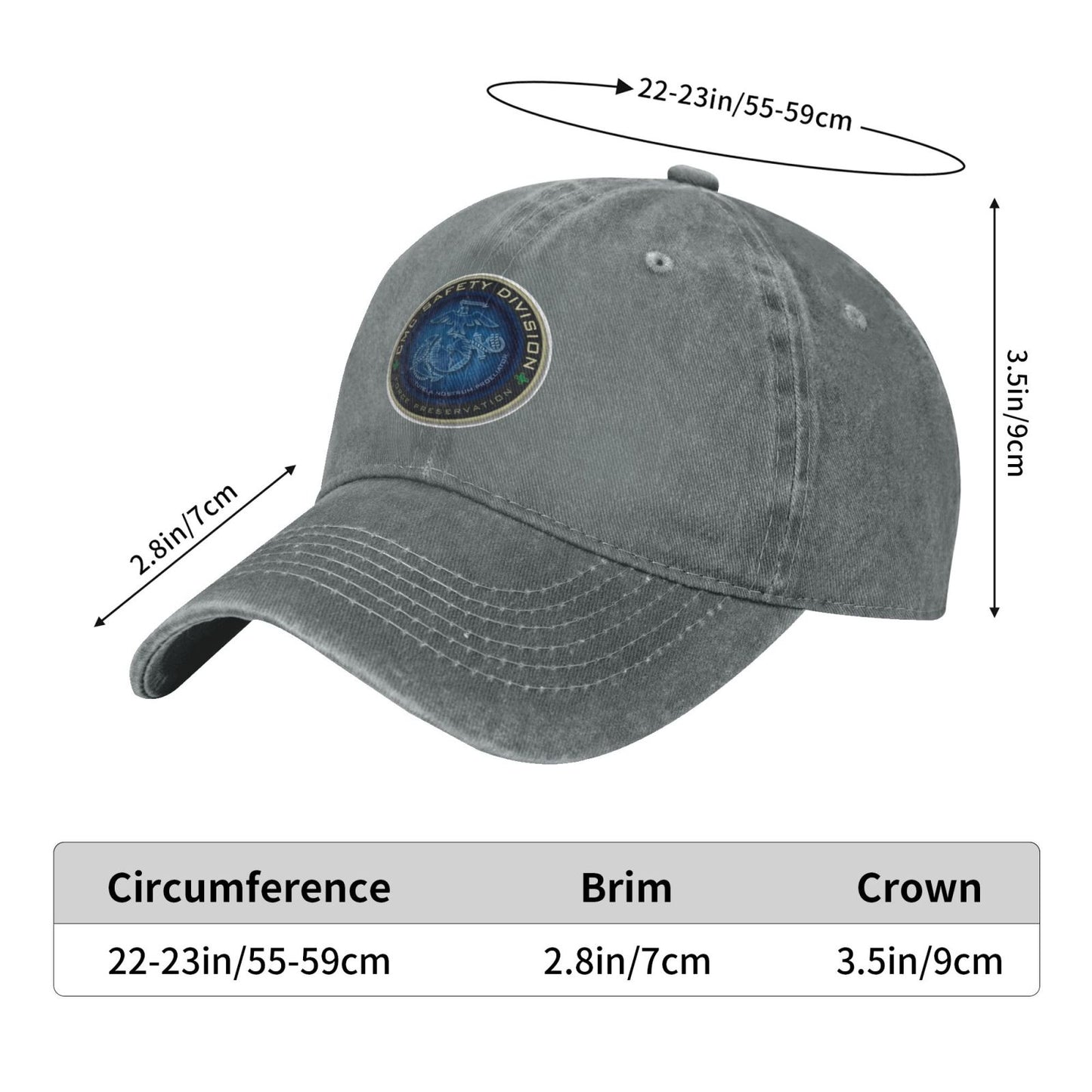 Safety Glow Printed unisex baseball cap adjustable cap veteran gift