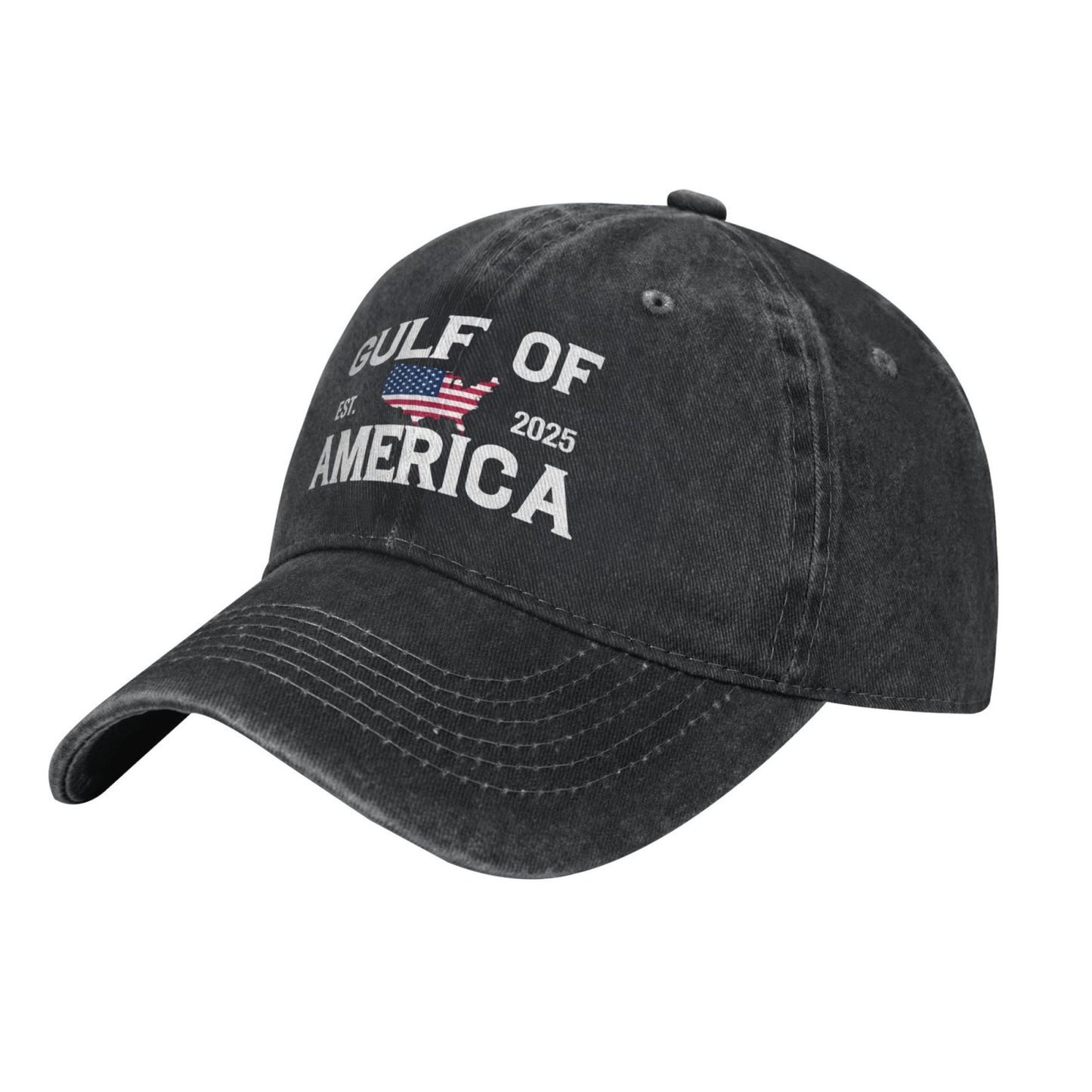 GULF OF AMERICA Est. 2025 Printed unisex baseball cap adjustable cap outdoor sun hats trucker hat