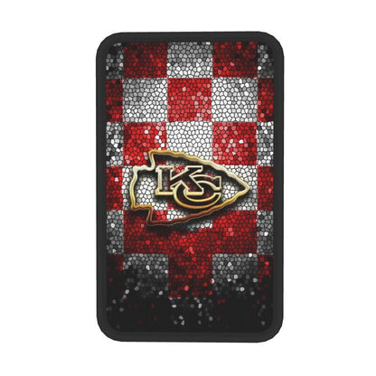 Car armrest box pad Kansas City Chiefs 1 Printed central armrest box cushion protective pad