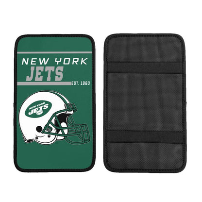 New York Jets Print car armrest box cushion armrest protective cover