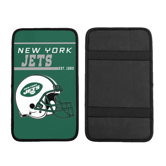 New York Jets Print car armrest box cushion armrest protective cover