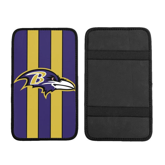 Baltimore Ravens1 Printed car center armrest box pad anti slip pad