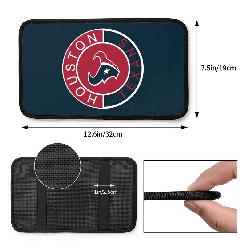 Houston Texans print car armrest protective cover Car center console armrest pad