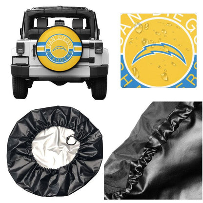 San Diego Chargers Print tire protection cover car sun protection tire protection cover