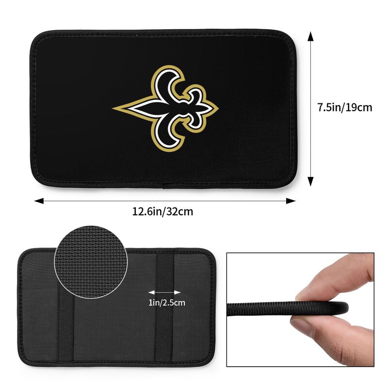 New Orleans Saints Printed car center armrest box pad anti slip pad