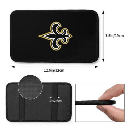 New Orleans Saints Printed car center armrest box pad anti slip pad