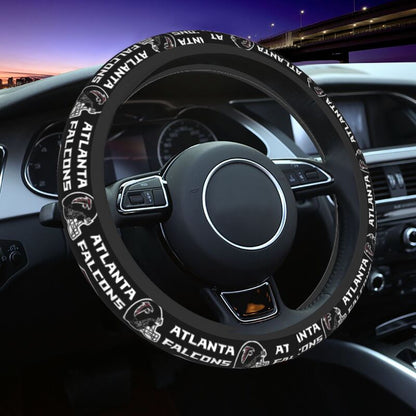 Atlanta Falcons Printed car protective cover elastic steering wheel cover