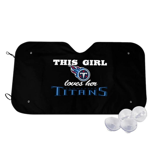 Tennessee Titans Printing multi size car front windshield sunshade car windshield sunshade