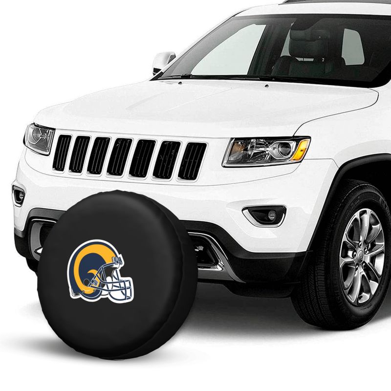Los Angeles Rams 3 Car tire protective cover waterproof and dustproof tire cover