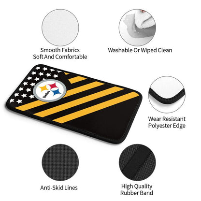 Pittsburgh Steelers Protective pad for armrest box of printing vehicle