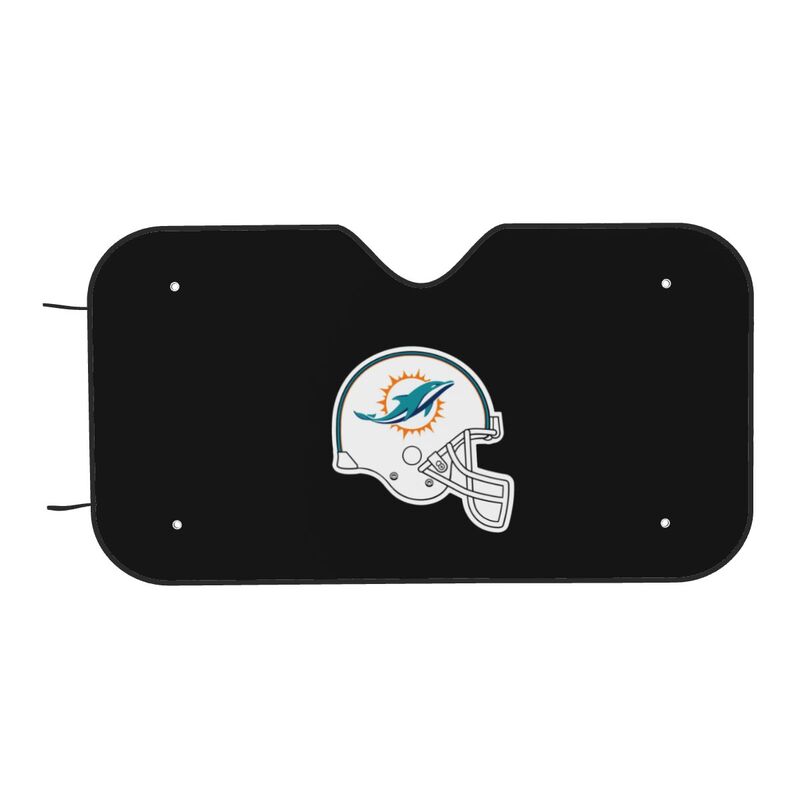 Miami Dolphins 3 Print is suitable for front Car windshield sunshades Car windshield sunshades