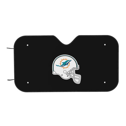 Miami Dolphins 3 Print is suitable for front Car windshield sunshades Car windshield sunshades