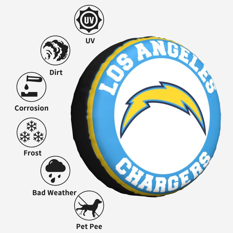 San Diego Chargers Printing car tire covers waterproof and dustproof protective covers