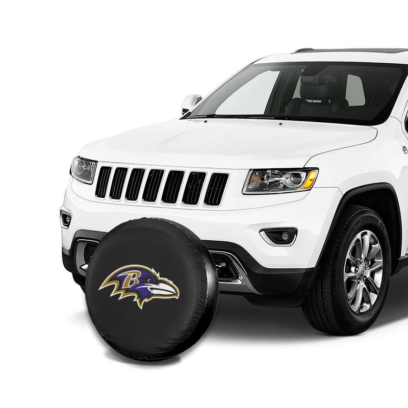 Baltimore Ravens Car tire protection cover spare tire waterproof and dustproof cover