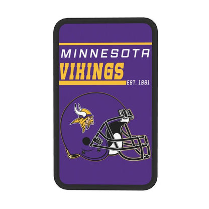 Minnesota Vikings Print car armrest box cushion armrest protective cover