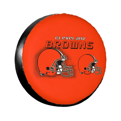 Cleveland Browns Print car tire protection cover car spare tire dust protection covers