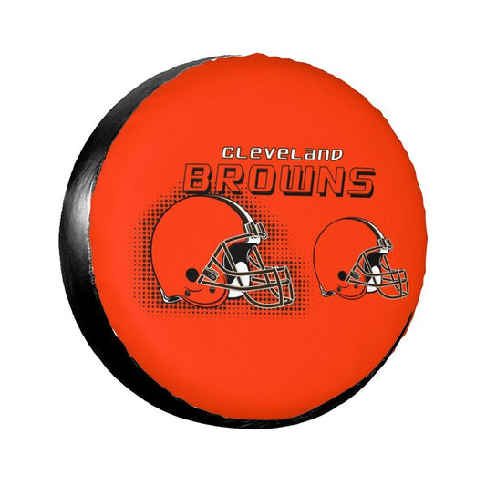 Cleveland Browns Print car tire protection cover car spare tire dust protection covers
