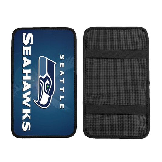 Seattle Seahawks Printed car armrest box pad anti-abrasion pad