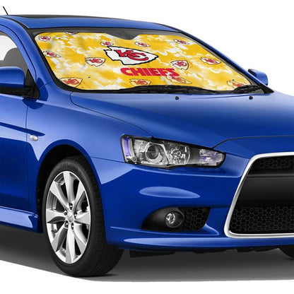 Kansas City Chiefs Printed multi size car front windshield sunshade car windshield sunshade