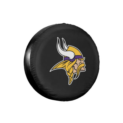 Minnesota Vikings Car tire protective cover waterproof and dustproof tire cover