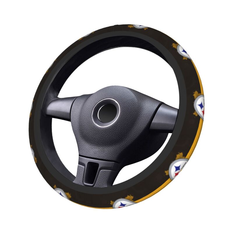 Pittsburgh Steelers 2 Printed breathable anti slip cover elastic steering wheel cover