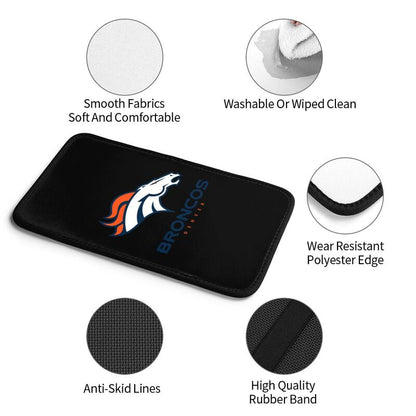 Car armrest box pad  Denver Broncos 1 Printed center armrest box pad protective pad