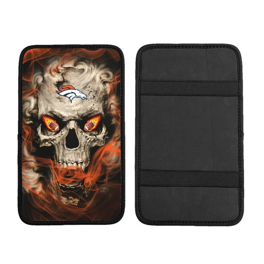 Denver Broncos Printed car armrest box pad elbow support anti slip pad