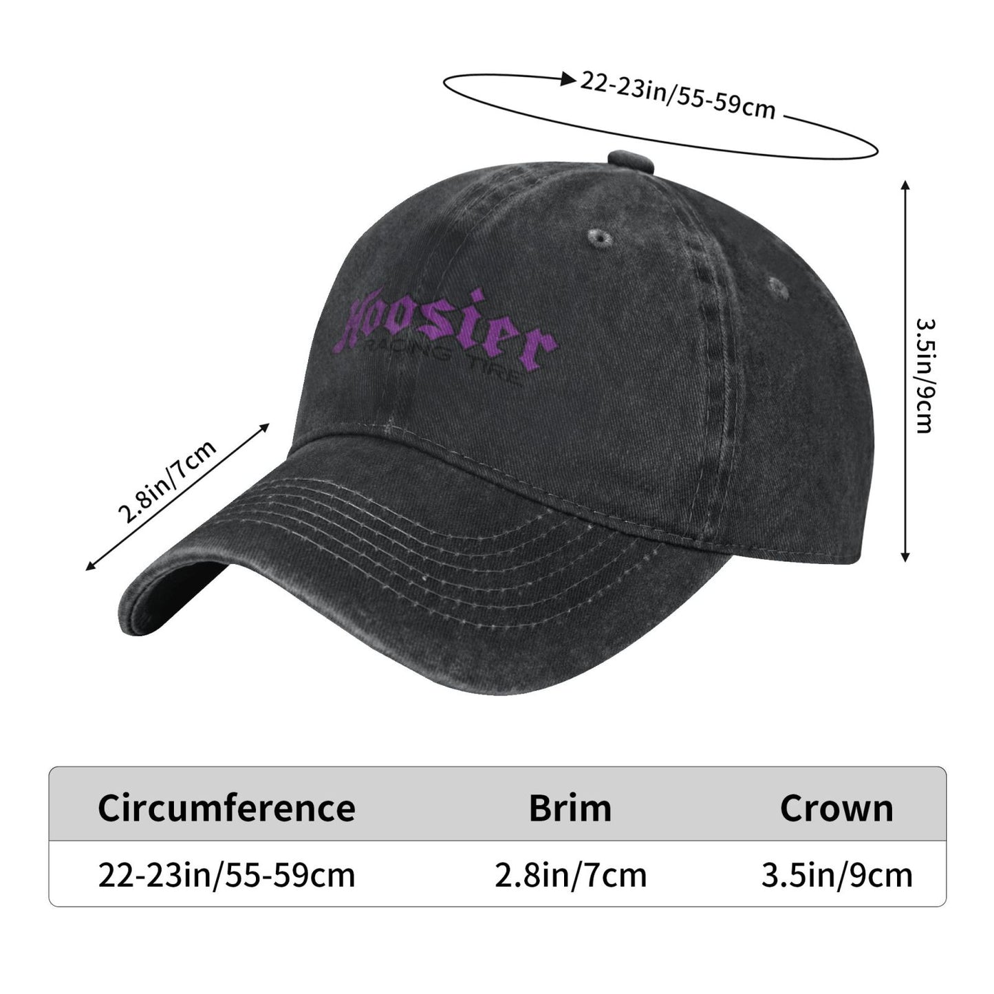 Hoosier Racing Tire Printed unisex baseball cap adjustable cap outdoor sun hats trucker hat