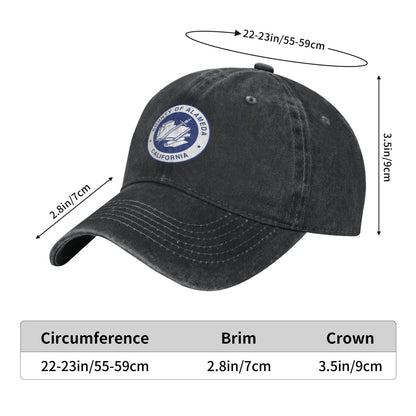 County Of Alameda California Printed unisex baseball cap adjustable cap outdoor sun hats trucker hat
