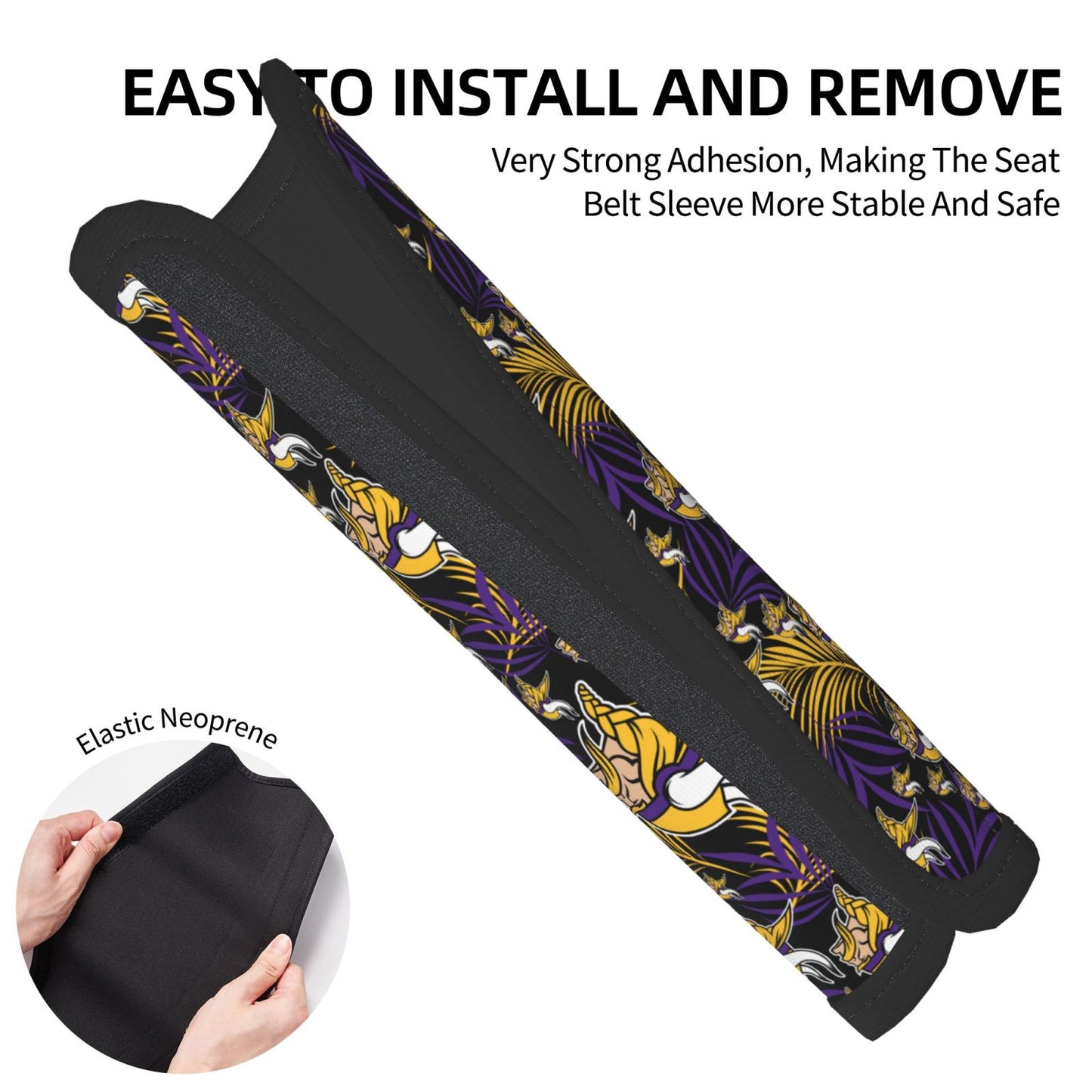 Minnesota Vikings Car seat belt protective cover personalized seat belt protective cover