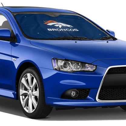 Denver Broncos 4 Print Car windshield sunshades suitable for front Car windshield sunshades