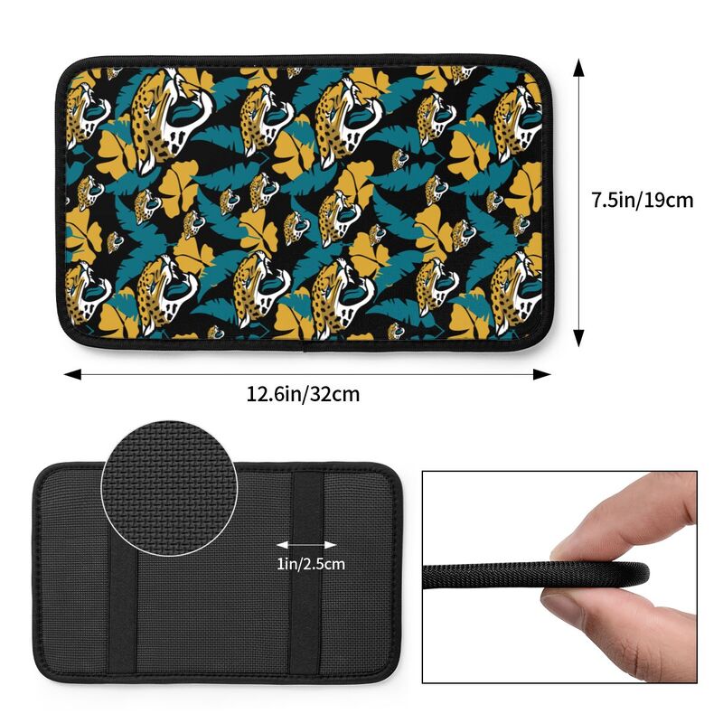 Jacksonville Jaguars printing Center console armrest pad car armrest protective cover car