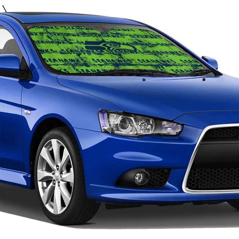Seattle Seahawks Printed front windshield sunshade car windshield sunshade (multi size)