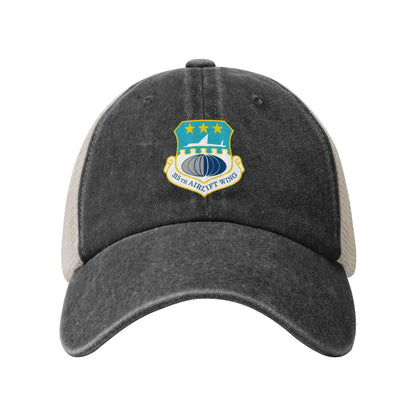 315th Airlift Wing Printed unisex baseball cap adjustable grid baseball cap veteran gift