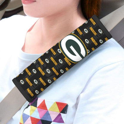Green Bay Packers personalized seat belt protective cover Car seat belt protective cover