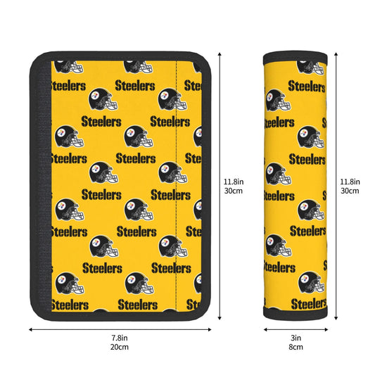 Pittsburgh Steelers Car seat belt shoulder strap UNISEX seat belt protective cover