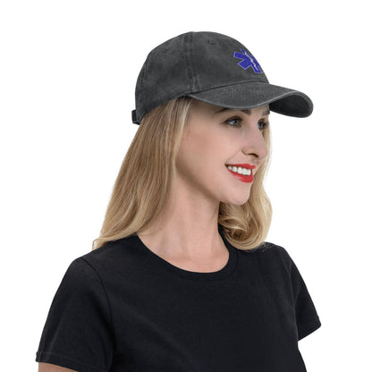 Star Of Life2 Printed unisex baseball cap adjustable cap outdoor trucker hat veterans Gifts